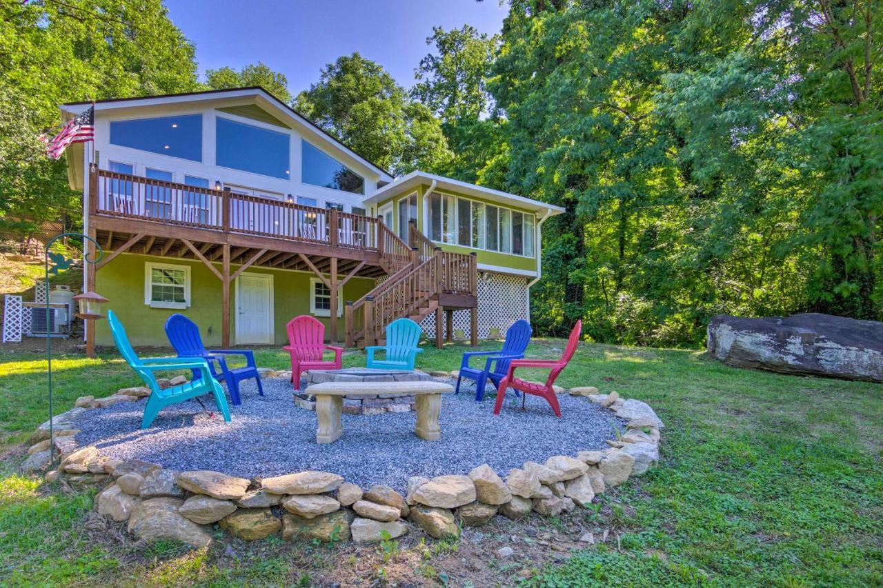 Unique Chimney Rock Cottage With Breathtaking Views Lake Lure Luaran gambar